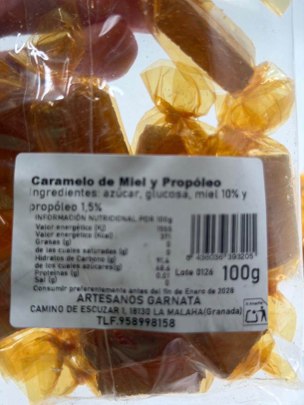 Caramelos Miel y propóleo 100grs