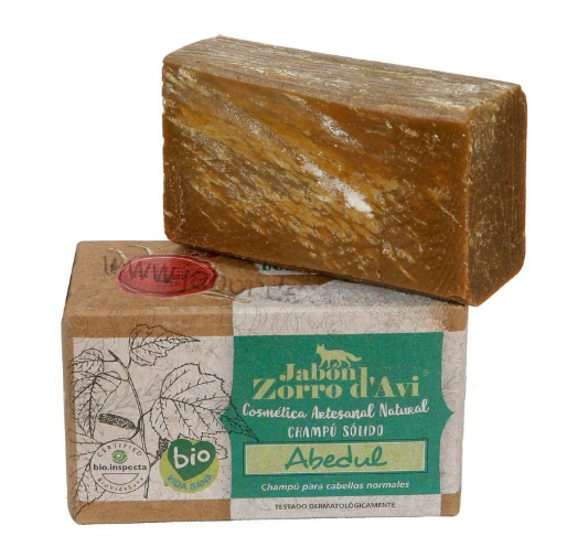 Champú sólido de abedul ecológico
