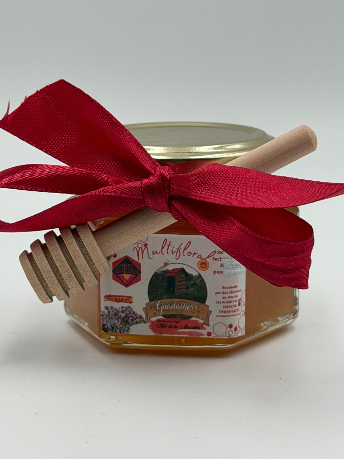 Miel Multifloral D.O. Alcarria (125g) – Hexagonal Bajo