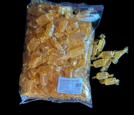 CARAMELOS MIEL Y LIMÓN ( SIN AZÚCAR) KILO